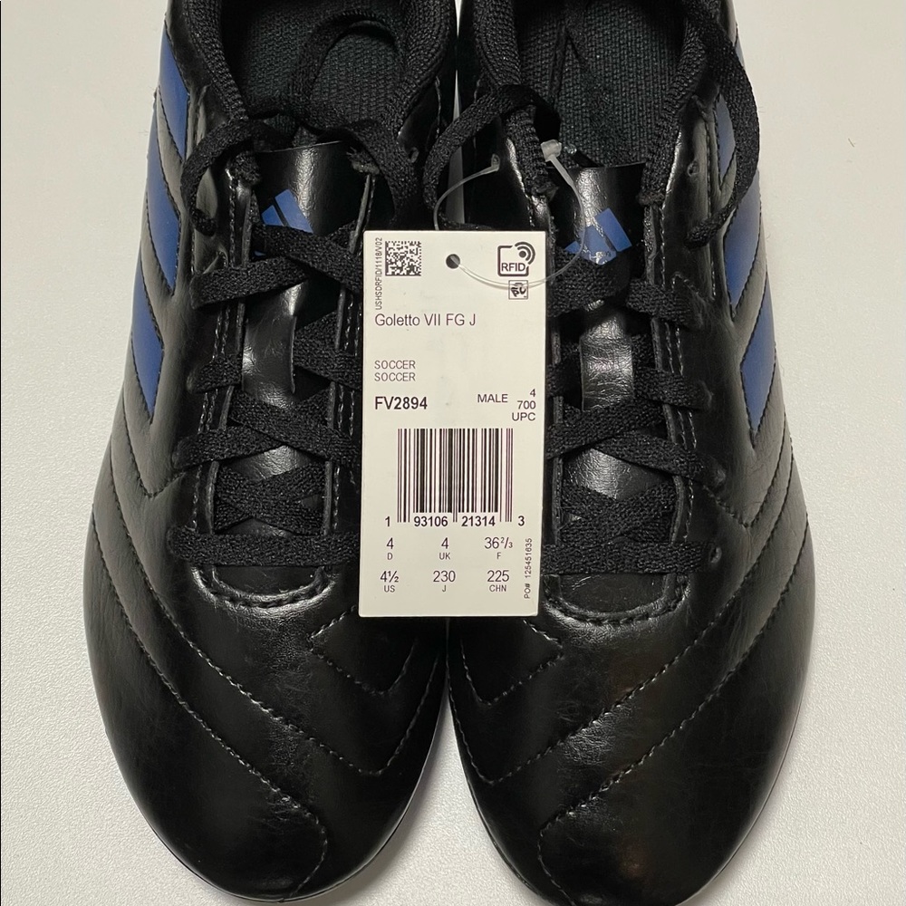 Adidas goletto FII FG J kids soccer cleat size 4